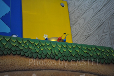 隠れピクミン：キノピオカフェ近く