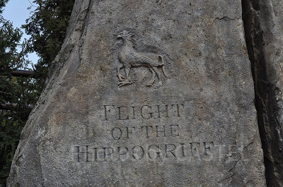 石盤に描かれたヒッポグリフ／USJ