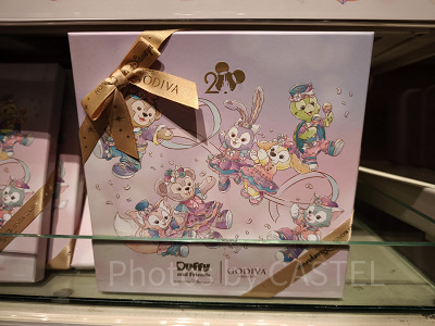香港ディズニー20周年「ダッフィー＆フレンズ・グランドセレブレーショングッズ」：GODIVAコラボチョコレート