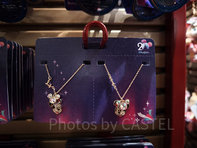 香港ディズニー20周年「ミッキー＆フレンズ・グランドセレブレーショングッズ」：ネックレス