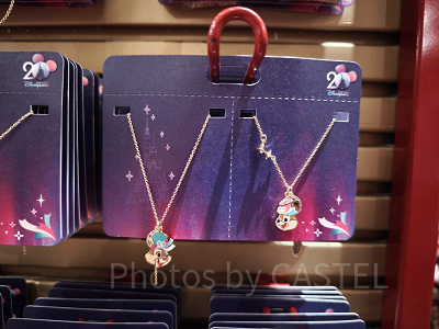 香港ディズニー20周年「ミッキー＆フレンズ・グランドセレブレーショングッズ」：ネックレス