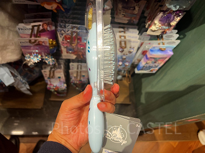 香港ディズニーアナ雪グッズ：アレンデールデザインのくし