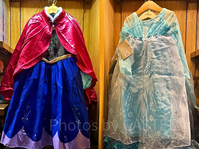 香港ディズニーアナ雪グッズ:子供向けドレス「アナと雪の女王」(アナ/エルサ)