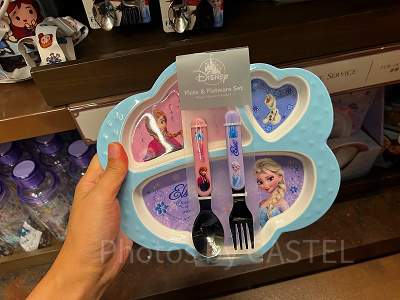 香港ディズニーアナ雪グッズ:お子様用プレート