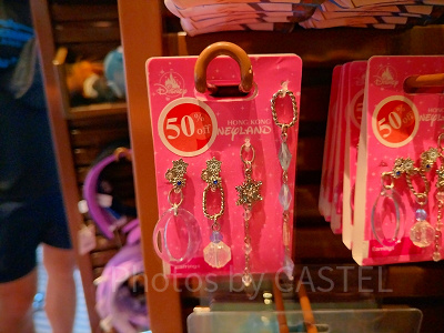 香港ディズニーアナ雪グッズ:結晶モチーフのイヤリング