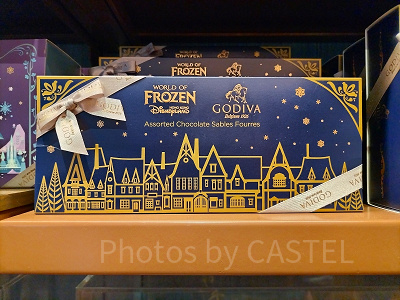 香港ディズニーアナ雪グッズ:【GODIVAコラボ】チョコレートサブレ(M)