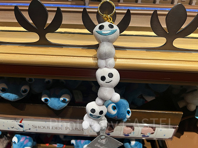 香港ディズニーアナ雪グッズ:スノーギース3体のリング付ぬいぐるみキーチェーン