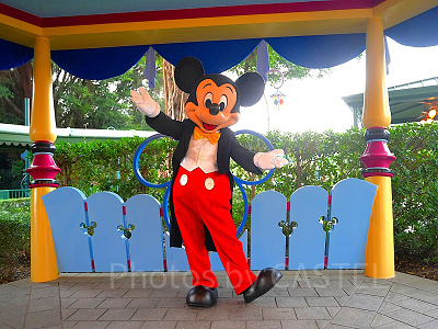 香港ディズニーのグリーティング:ファンタジーガーデンのミッキー