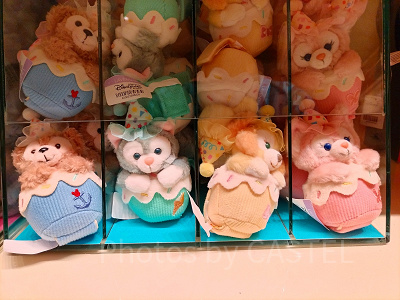 香港ディズニーカチューシャ:袋入りダフフレのカチューシャプラッシュ各種