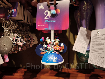 香港ディズニー20周年「ミッキー&フレンズ・グランドセレブレーショングッズ」:イヤーハット型オーナメント