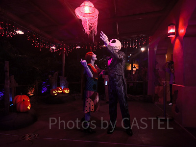 香港ディズニーランドのレストラン：リバー・ビュー・カフェのハロウィン期間恒例のナイトメア・ビフォア・ディナーではジャックやサリーに会える！