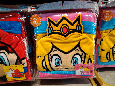 フード付きタオル ピーチ姫