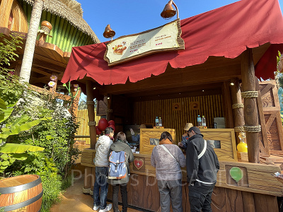 ドンキーコングエリアのホットドッグ販売店舗