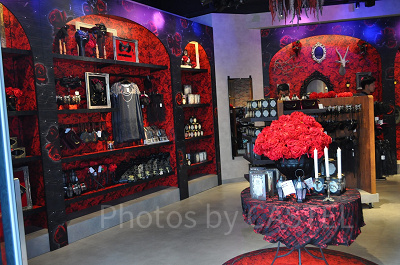 ホテルアルバートグッズのディスプレイ