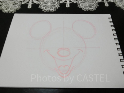 ミッキーの書き方ステップ④-2