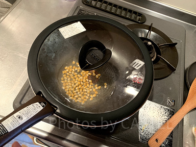 ディズニーキャラメルポップコーンの作り方（2）