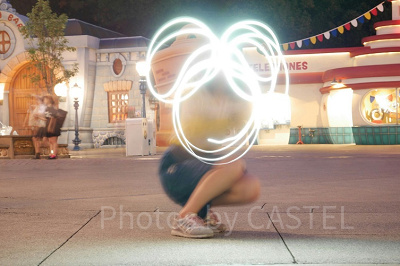 トゥーンタウンで撮影してみました!ミッキーの耳が難しいですね…。