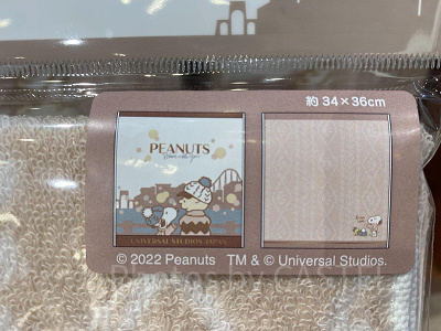 スヌーピーのハンドタオルセット／USJクリスマスグッズ2022