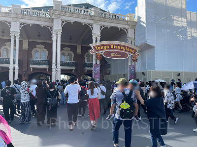 2022年10月1日(土)の開園直後の様子（8時25分ごろ）