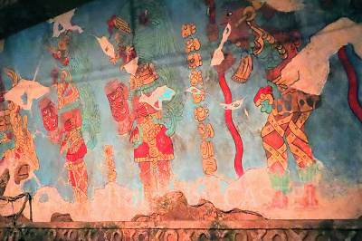 インディ・ジョーンズ・アドベンチャーの壁画