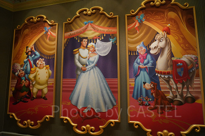 シンデレラ城の中にある