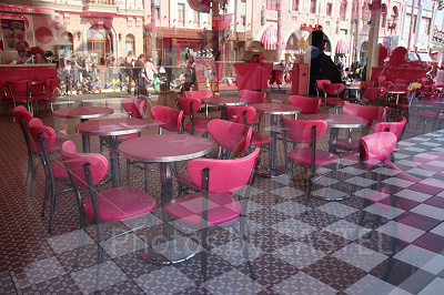 ピンクカフェ店内
