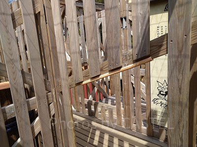 「天の巻」の立体迷路内