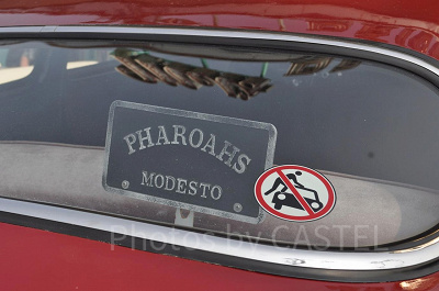 USJメルズドライブインのにの登るのは禁止！の標識