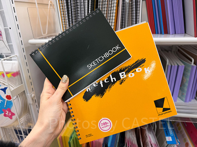 スケッチブック（ダイソー）
