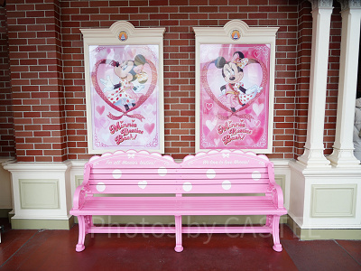 1月ディズニーランド混雑レポ：パーク内のいたる所にミニーの装飾が！
