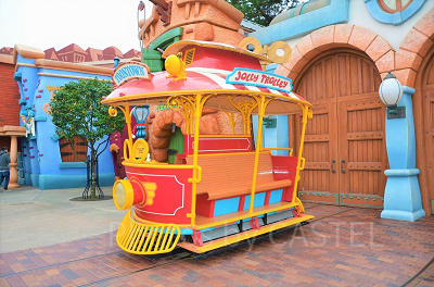 新品 未使用 ジョリートロリー トゥーンタウン ディズニーランドトゥーンタウンジョリートロリーミッキー＆ミニー