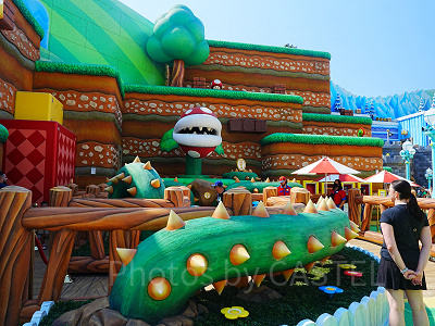 USHのマリオエリアにあるキーチャレンジ