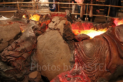 活火山を証明する溶岩