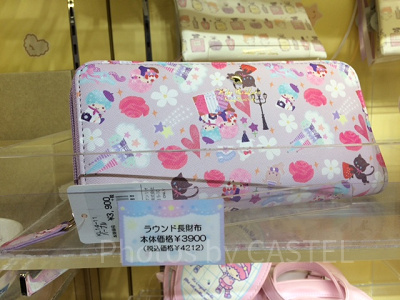 リトルツインスターズ x 中村メグミ　ラウンド長財布