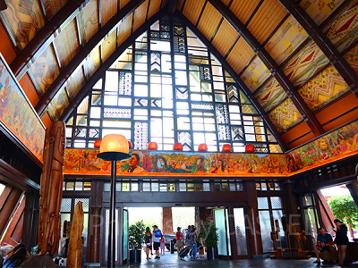 アウラニ・ディズニー・リゾートのロビーエントランス