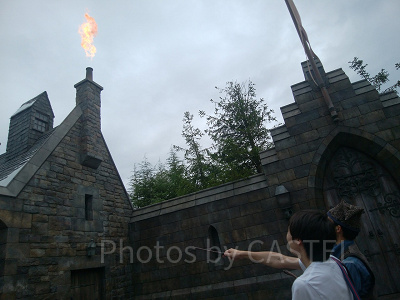 USJワンド・マジックの魔法スポット/火を起こす魔法