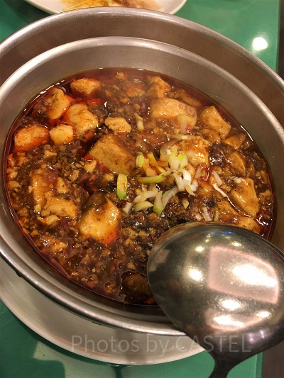 横浜中華街の麻婆豆腐