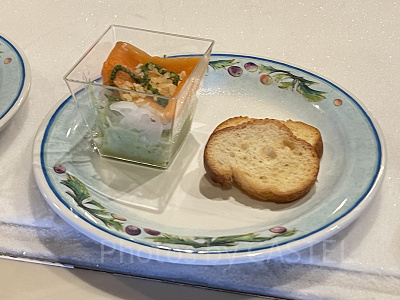 サーモン&オニオンマリネ(アーモンド入り)