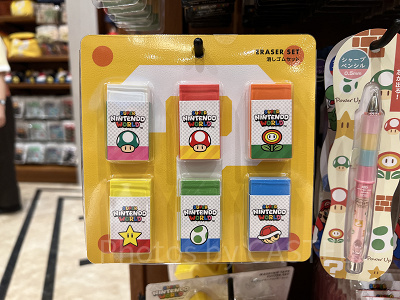 マリオ消しゴムセット