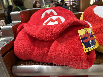 マリオのフード付きポンチョ