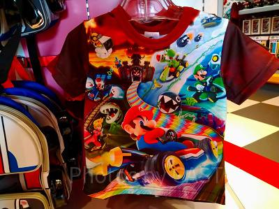 マリオカートのキッズTシャツ
