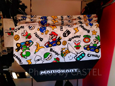 マリオカートの総柄ランチ巾着