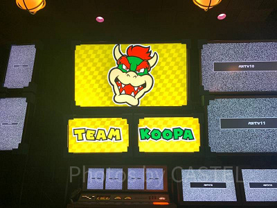 マリオカートの待ち列装飾