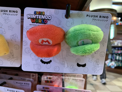 マリオ&ルイージ帽子のプラッシュリング