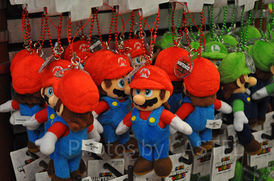 マリオのぬいぐるみキーチェーン