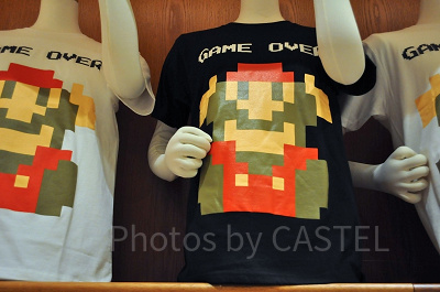 マリオのゲームオーバーTシャツ（ブラック）