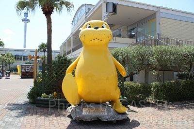 マスコットキャラクターのシーパラ シー太くん