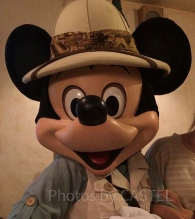 タスカ―・ハウス・レストランで会えるミッキーマウス