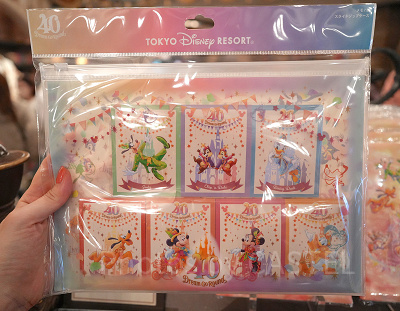 メモ＆スライドジップケース（ディズニー40周年グッズ）