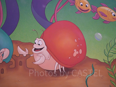 マーメイドラグーン隠れミッキー：セバスチャンのカリプソキッチン